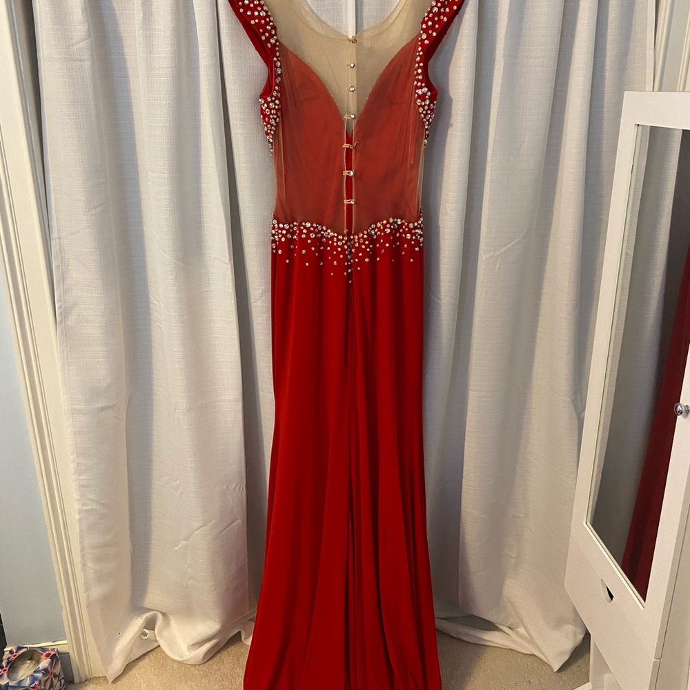 Red Prom Dress - Picture 2 of 6